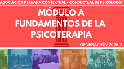 MÓDULO A - Fundamentos de la psicoterapia (2026-2)